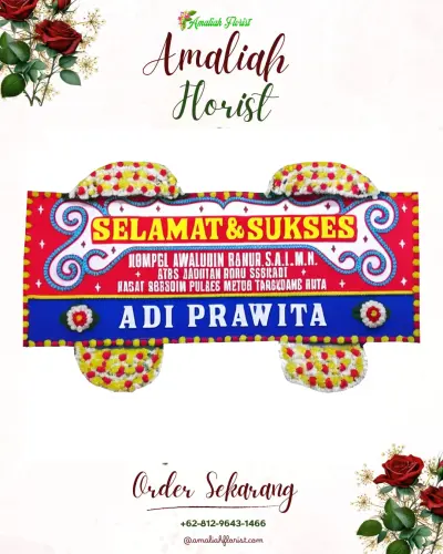 Karangan Bunga Ucapan Selamat di Muara Ciujung Timur